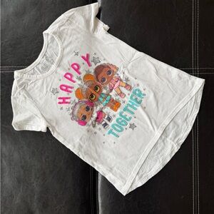 L.O.L. Surprise! - Girl’s White Tee - Happy Together